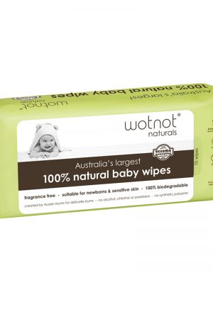 Wotnot 100% Natural Baby Wipes- 70 pack (soft pack)