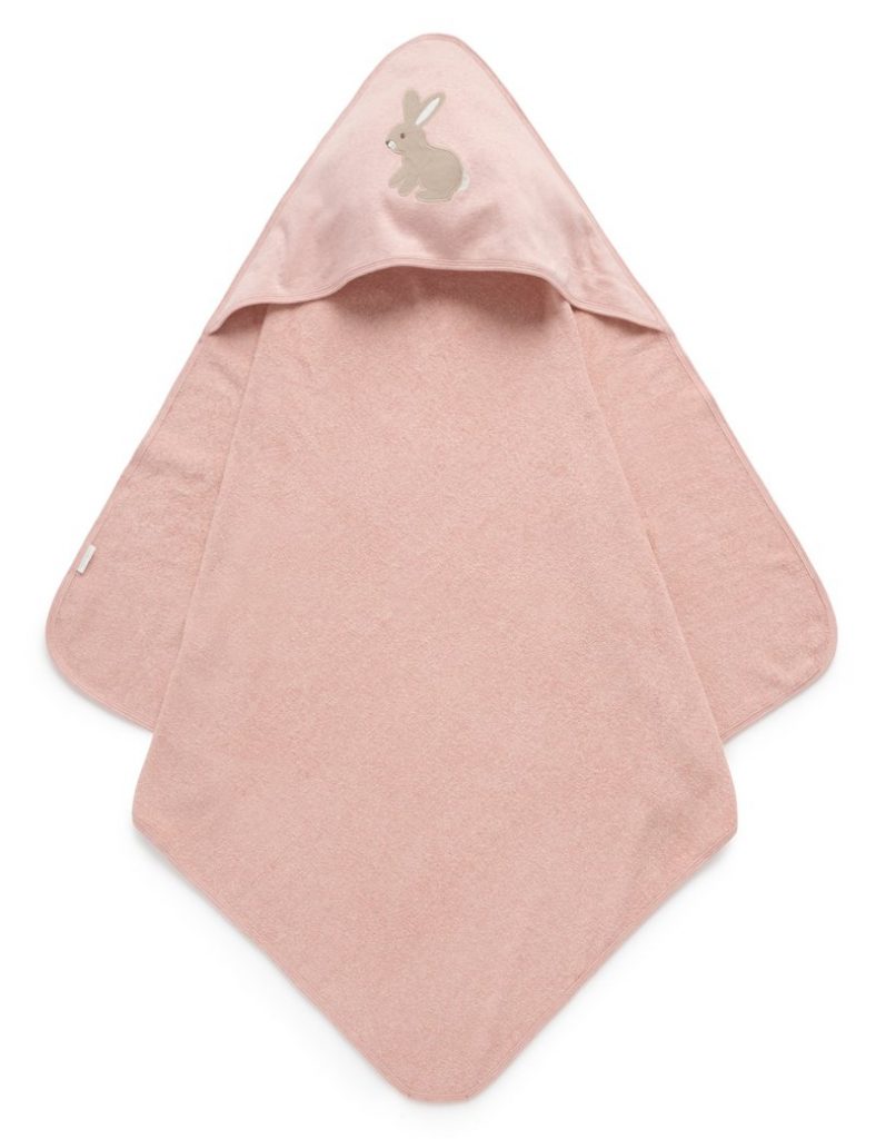 organic easter bunny towel for babies