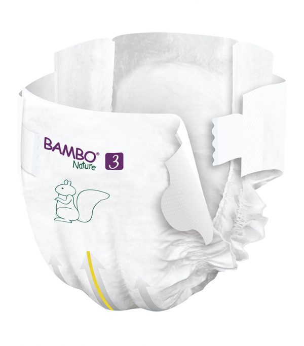 Bambo Nature Eco Nappies 4-8kgs- Size 3- Bulk - Image 2