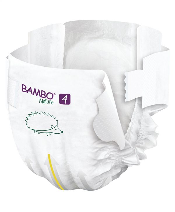 Bambo Nature Eco Nappies 7-14kgs- Size 4- Pack - Image 2
