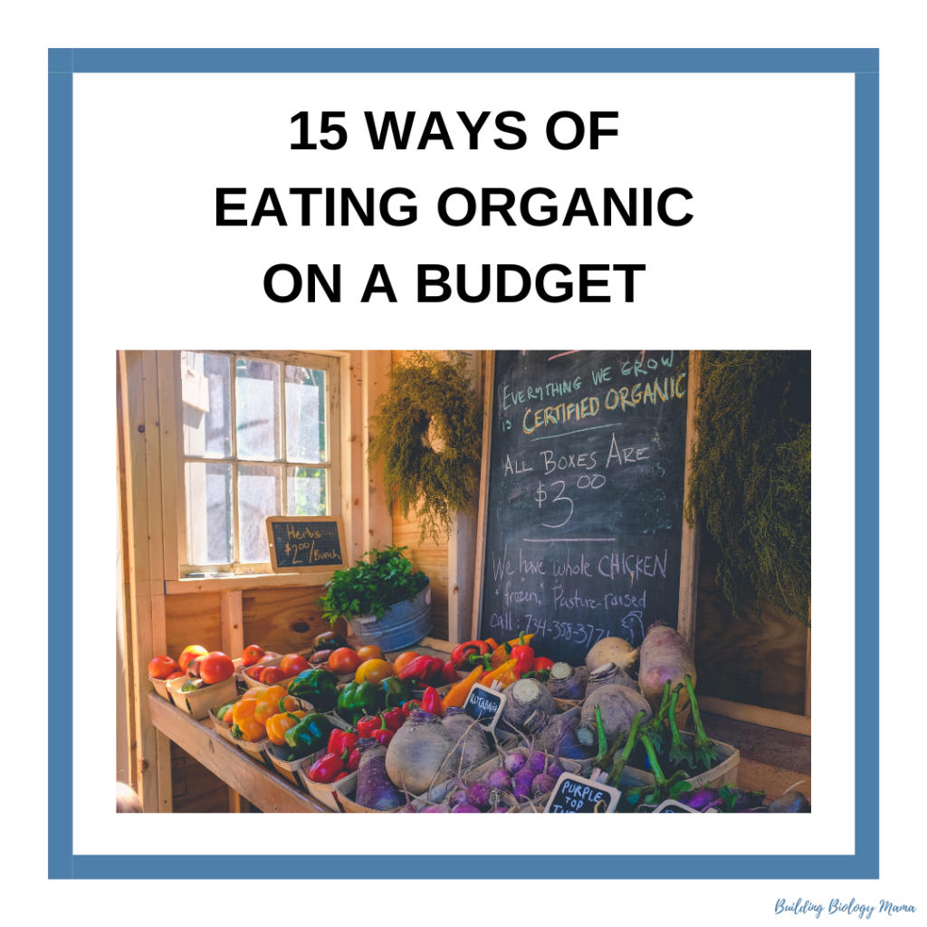 organic food on a budget