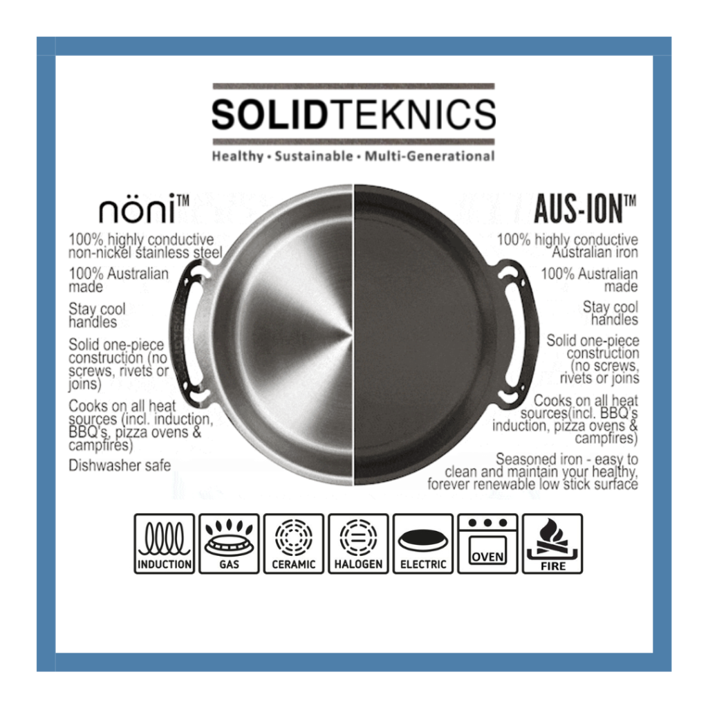 Solidteknics non toxic cookware in Australia